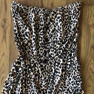 2010 forever 21 leopard romper Medium